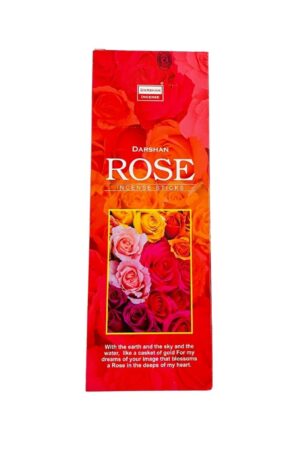 SPICE EMPORIUM DARSHAN ROSE INCENSE 6'S