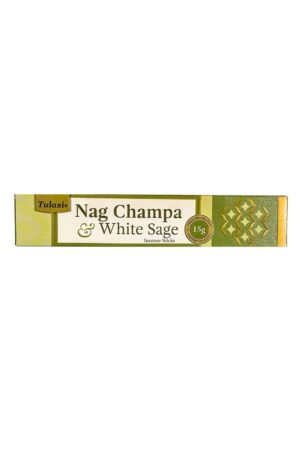 SPICE EMPORIUM TULASI NAG CHAMPA WHITE SAGE INCENSE STICKS EACH
