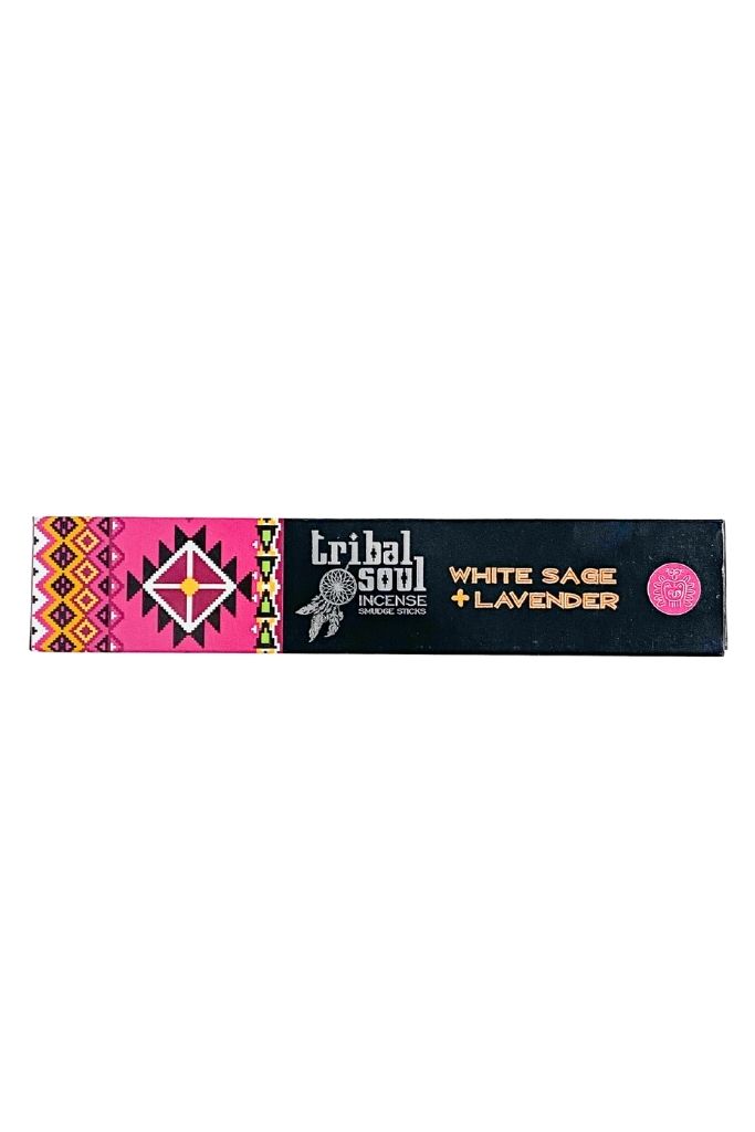 SPICE EMPORIUM TRIBAL SOUL WHITE SAGE + LAVENDER INCENSE STICK EACH