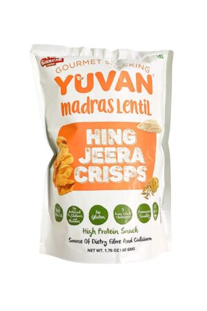 A3005642 SPICE EMPORIUM YUVAN MADRAS LENTIL HING JEERA CRIPS 60G
