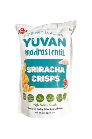A3005645 SPICE EMPORIUM YUVAN MADRAS LENTIL SRIRACHA CRIPS 60G