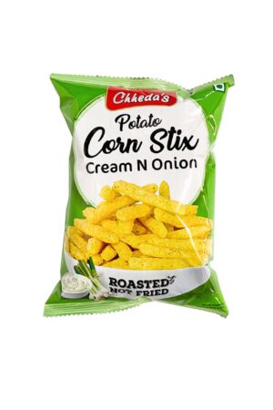 A3005649 SPICE EMPORIUM CHHEDDA'S POTATO CORN STIX CREAM N ONION