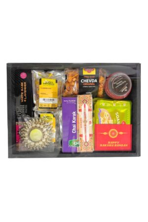 Spice Emporium Black Gift Box 25x35x6 cm filled